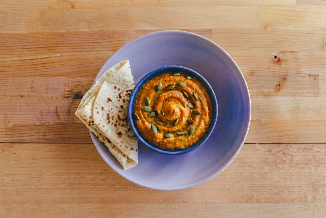 BRIGHT Morroccan Roasted Carrot Dip